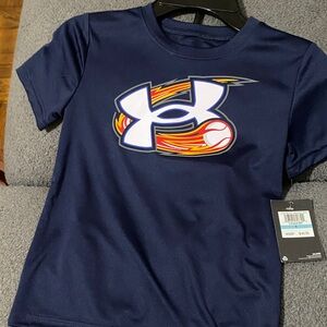 Under Armour Kids Blue Graphic Tee